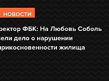 Стало известно об уголовном деле против Любови Соболь