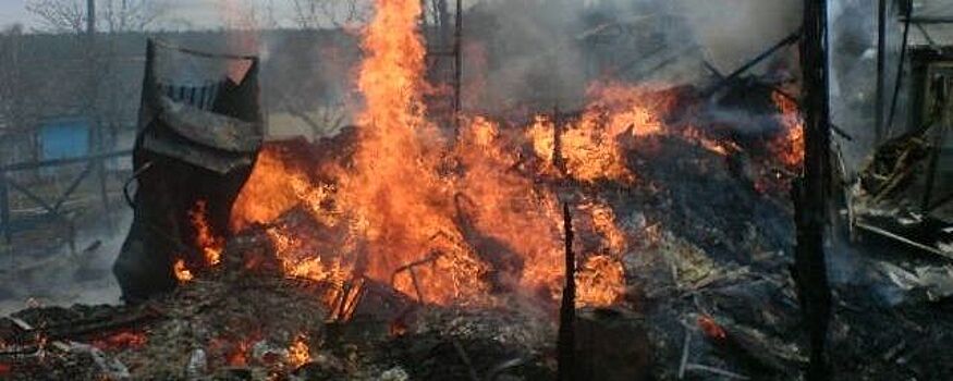 В Чувашии пожар уничтожил сразу несколько дач