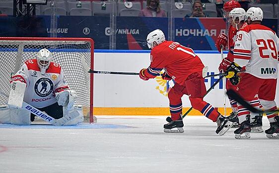 Команда Путина победила в гала-матче Ночной хоккейной лиги
