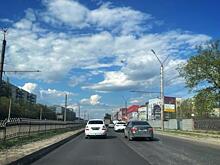 На 50 лет Октября из-за дорожных работ образовалась пробка