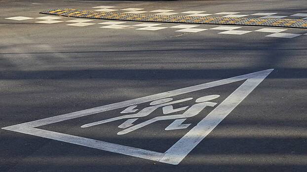 В Подмосковье нанесут разметку почти на 13,5 тысячи пешеходных переходов