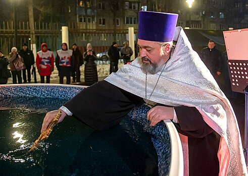 Жители Подольска искупались на Крещение в 4 купелях