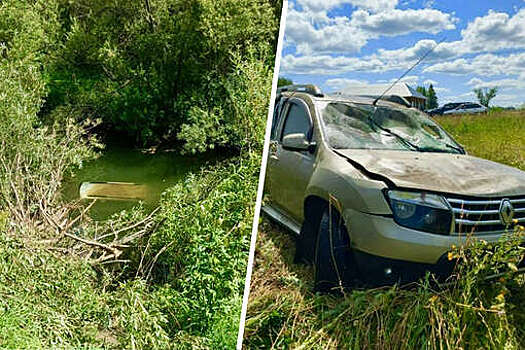 В Новосибирской области Renault Duster с водителем полностью ушел под воду