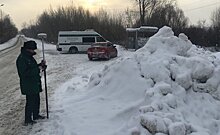 В Советском районе Казани экологи обнаружили свалку снега площадью более 950 кв. м