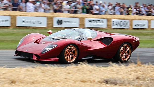 Возрожденная марка De Tomaso начала рассекречивать свой первый суперкар