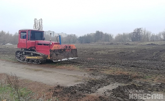 В Курске начали обустраивать ещё одну площадку для выгула собак