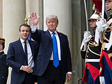 Военный оркестр сыграл хиты Daft Punk Трампу и Макрону