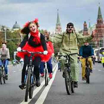 В день Московского велопарада пассажиры ЦППК могут бесплатно провозить велосипеды