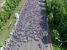 Рустэм Хамитов возглавил колонну участников велофестиваля I BIKE UFA