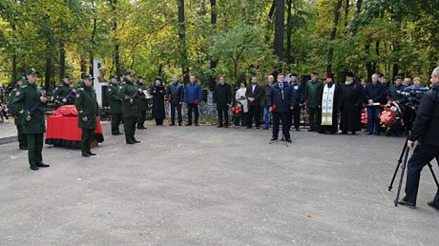 В Сердобске перезахоронили останки солдата, погибшего в годы войны