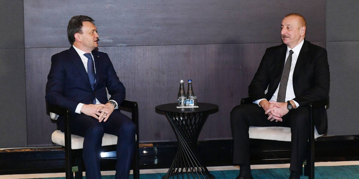Ильхам Алиев встретился с премьер-министром Молдовы