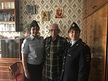 Ветерана Николая Жабицкого поздравили с наступающим Днем Победы