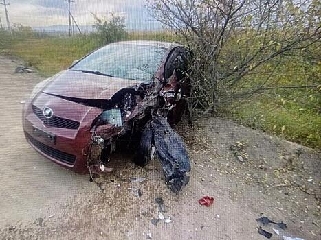 Подросток за рулем автомобиля попал в аварию