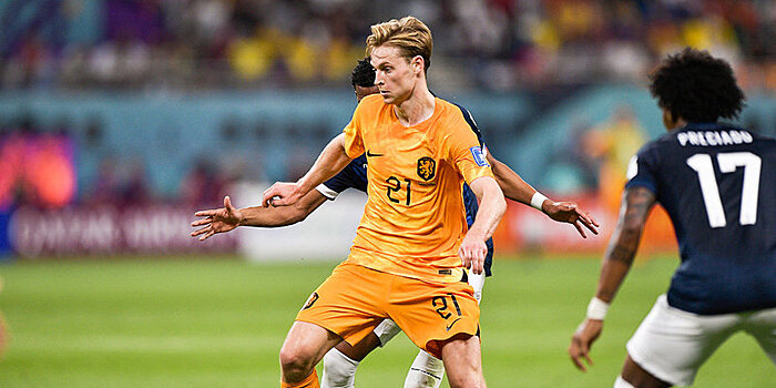 «Матч с командой Эквадора — несчастный случай, который не повторится» — полузащитник сборной Нидерландов де Йонг