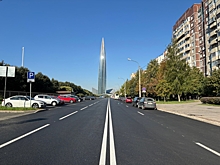 Участок Приморского проспекта отремонтировали досрочно