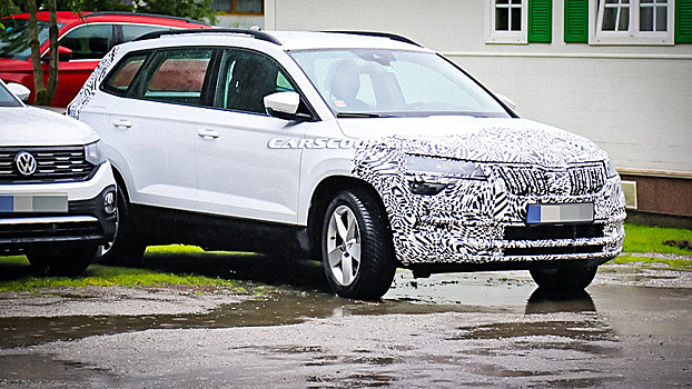 Фотошпионы показали обновленный Skoda Karoq