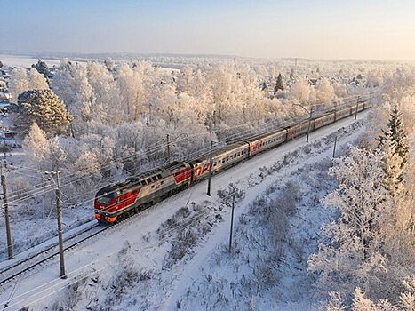 Поезд "Мороз-экспресс" между Москвой и Великим Устюгом начнет курсировать 23 декабря