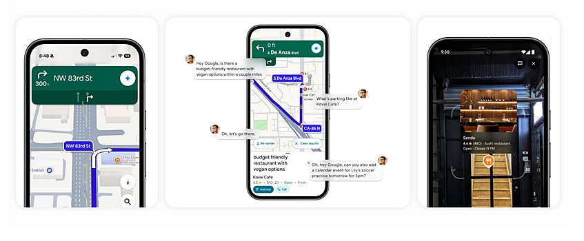 Google Карты научились называть здания и давать другие ориентиры при навигации