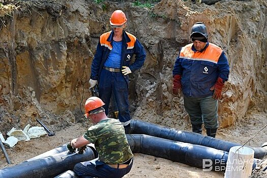 В поселке Алексеевское обновили 3,2 км водопроводных сетей