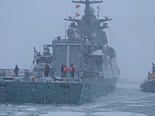 Корвет «Гремящий» вернулся в Петропавловск-Камчатский из дальнего похода