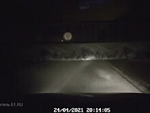 Опубликовано видео обрушения пешеходного моста на российской трассе