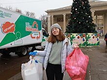 В центре Кирова состоялся новогодний «Экомобиль»