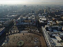 Как выглядит смог в разных частях Бишкека — панорамная съемка