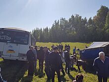 В Пензенской области пассажирский автобус попал в ДТП с участием грузовика