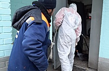 Работники «Жилищника» Лосиноостровского района ежедневно дезинфицируют подъезды и подвалы