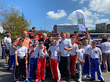 Приморские кикбоксеры приняли участие в «Ярмарке спорта»