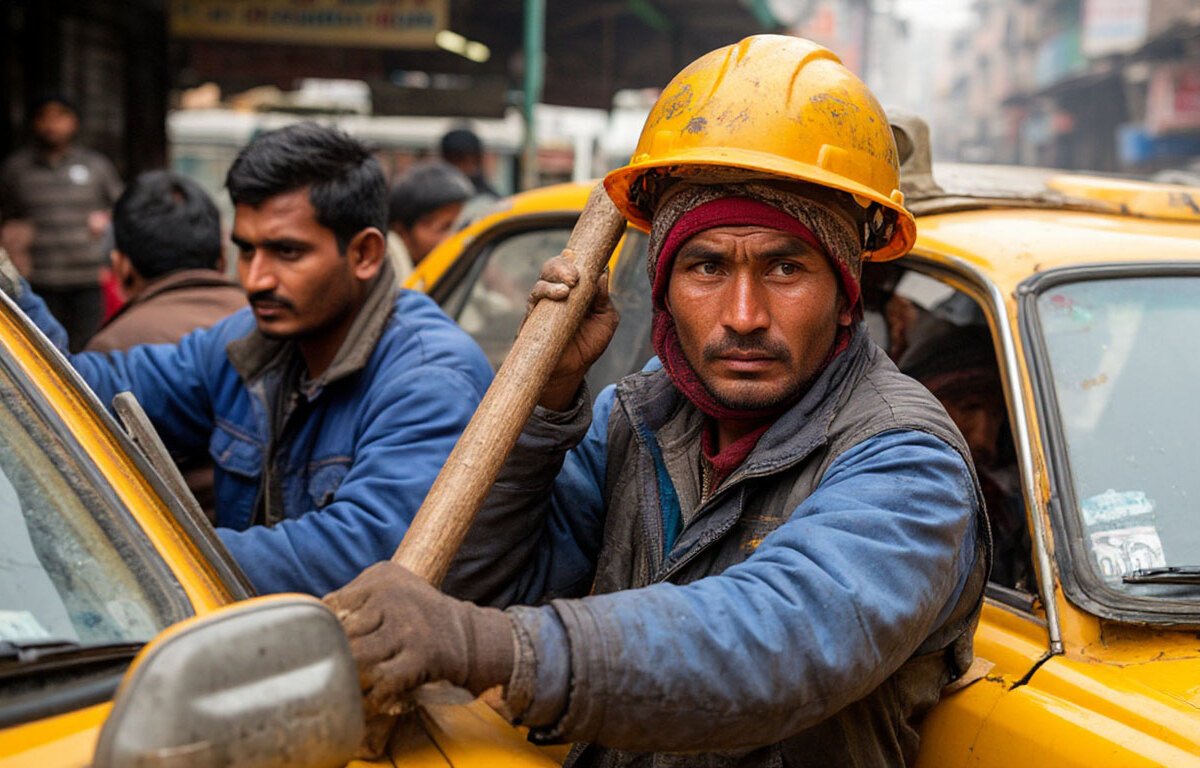 На Алтае мигрантам запретили работать в такси и доставке