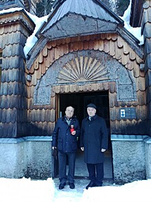 Ректор МГУ посетил Русскую часовню в Словении