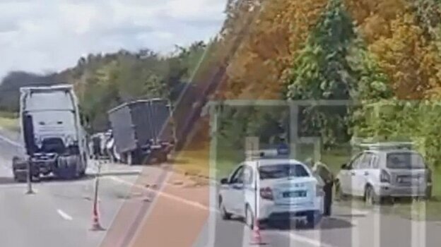 В Пензенском районе в ДТП с тягачом пострадали двое мужчин