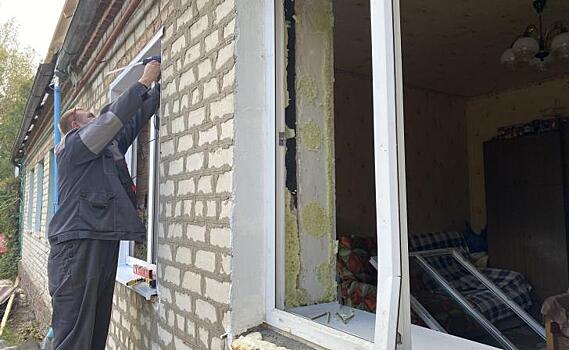 В Курской области за неделю в результате обстрелов повреждены 10 домов