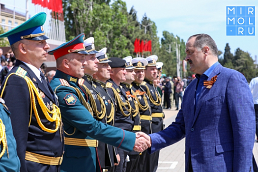 Сергей Меликов посетил генеральную репетицию Парада Победы