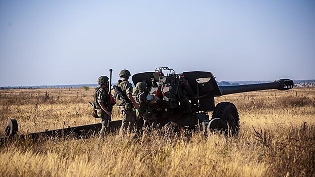 Артиллерия ЧФ провела ночные боевые стрельбы