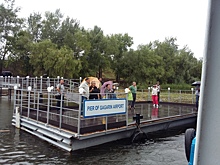 Волонтеры протестировали транспортное сообщение с аэропортом «Гагарин»