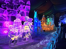 В «Острове фортов» открыли первый фестиваль ледовых скульптур «КроншЛед»