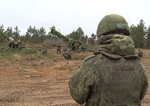 Российские военнослужащие проводят мероприятия боевого слаживания подразделений на полигонах Республики Беларусь