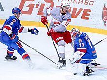 СКА проиграл 6-й матч подряд – сегодня 0:4 от «Спартака», Георгиев сделал 25 сэйвов, Гутик набрал 2+1. Команда Ларионова идет 8-й на Западе