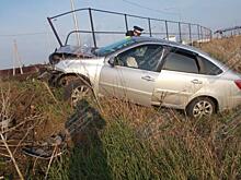 Водитель опрокинувшегося под Курском автомобиля попал в больницу