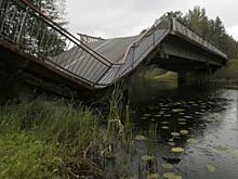 В Приморском крае обвалился новый мост