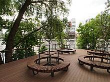 Дворы в Нагатинском Затоне благоустроили в рамках создания нового маршрута