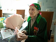 Курянка Мария Дюмина отметила 100-летний юбилей