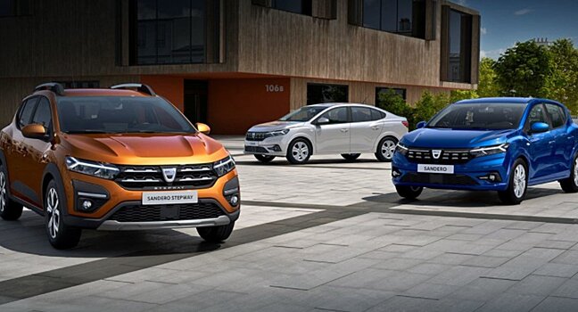 Dacia Sandero стала самым продаваемым авто в Европе в июле 2021 года
