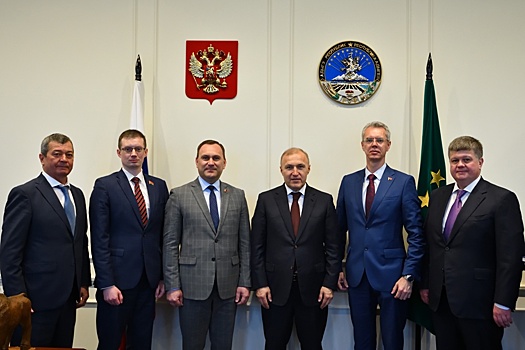 Глава Адыгеи Мурат Кумпилов встретился с делегацией Республики Беларусь