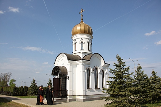 Часовню на выселковском кладбище освятили