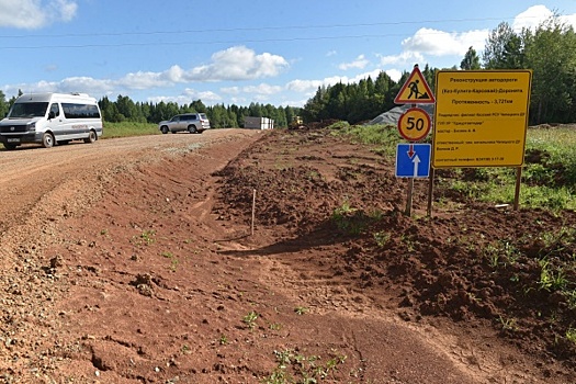 В следующем году отремонтируют 12 километров дороги Кез – Кулига – Карсовай