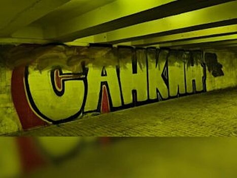 В Уфе появилось граффити в поддержку Владимира Санкина