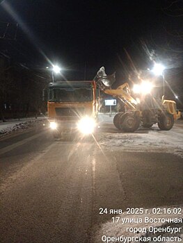 Более 4 тысяч кубометров снега вывезли коммунальщики с улиц Оренбурга